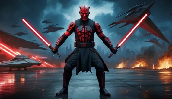 Maul's Dark Evolution: From Sith to Crime Lord in a Tumultuous Galaxy img