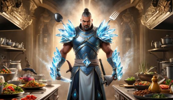 The Fusion of Culinary Craft and Combat Mastery in Crystal of Atlan img