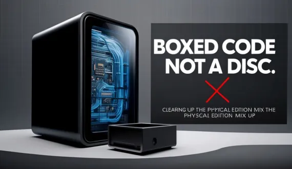 Boxed Code, Not a Disc: Clearing Up the Physical Edition Mix-Up img