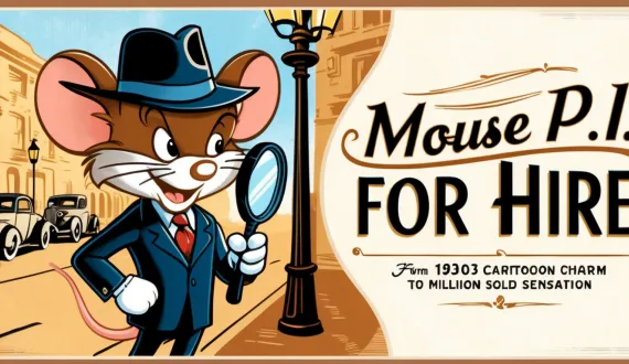 From 1930s Cartoon Charm to Million-Sold Sensation: The Story of Mouse P.I. For Hire img