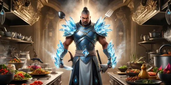 The Fusion of Culinary Craft and Combat Mastery in Crystal of Atlan img
