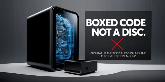 Boxed Code, Not a Disc: Clearing Up the Physical Edition Mix-Up img