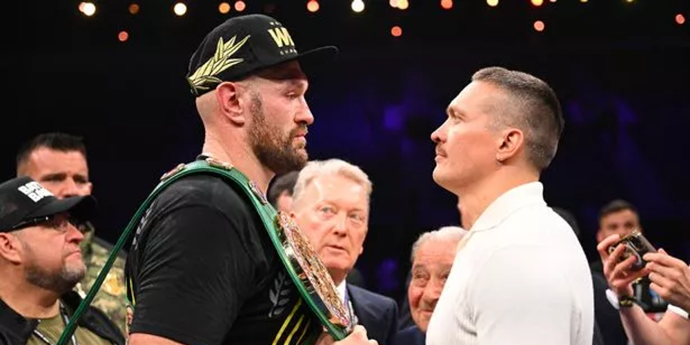 Tyson Fury vs Oleksandr Usyk meeting